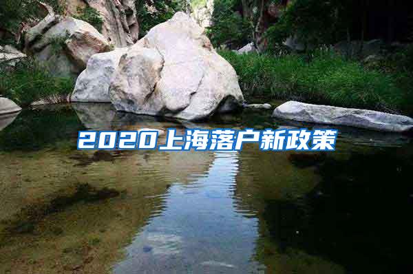 2020上海落户新政策