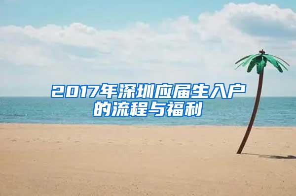 2017年深圳应届生入户的流程与福利