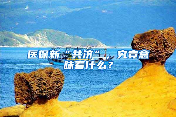 医保新“共济”，究竟意味着什么？