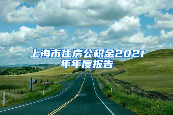 上海市住房公积金2021年年度报告