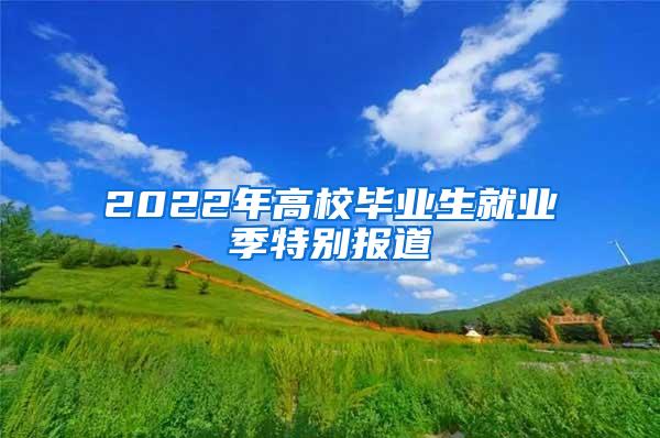 2022年高校毕业生就业季特别报道③