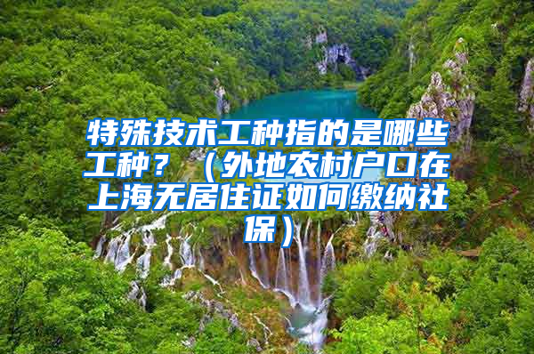 特殊技术工种指的是哪些工种？（外地农村户口在上海无居住证如何缴纳社保）