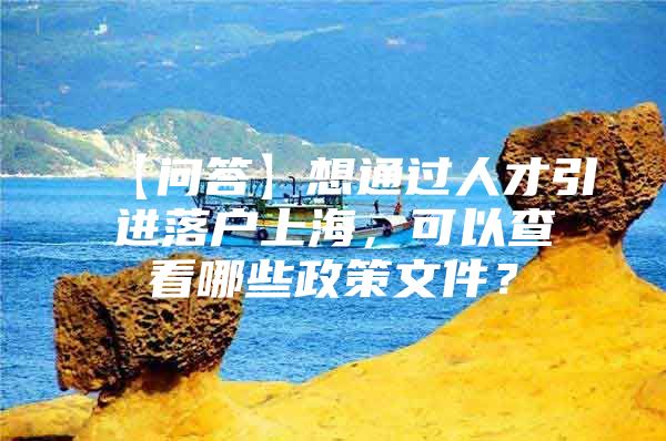 【问答】想通过人才引进落户上海，可以查看哪些政策文件？