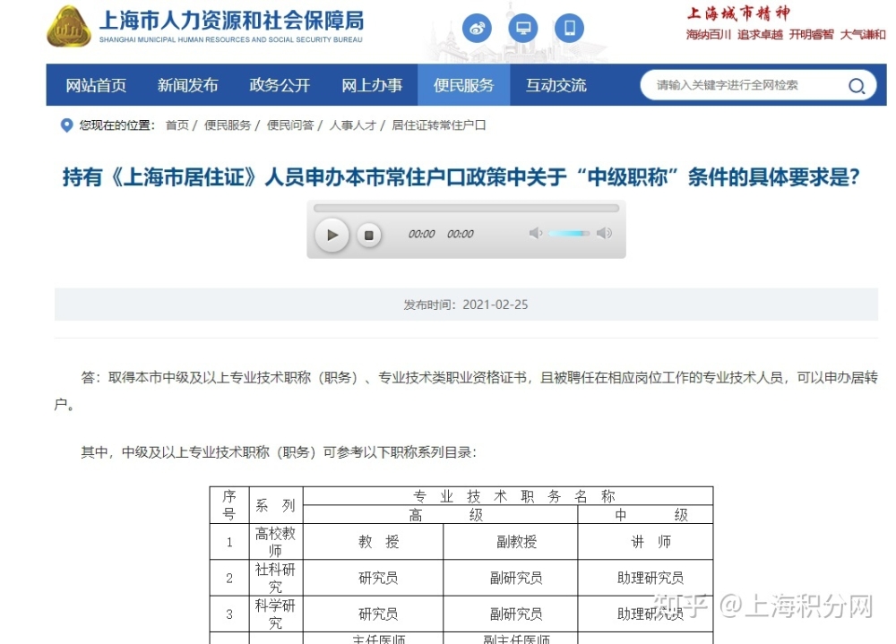 2021年上海居转户中级职称社保要求，人才中心给出明确回复！