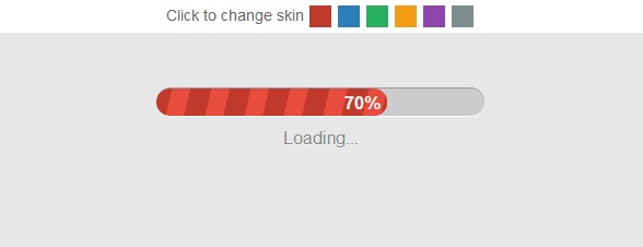 9款极具创意的HTML5／CSS3进度条动画（免积分下载）