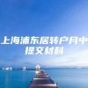 上海浦东居转户月中提交材料