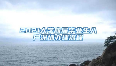 2021大学应届毕业生入户深圳办理流程