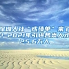 深圳人社“成绩单”来了！2021年引进各类人才25.6万人