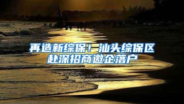 再造新综保！汕头综保区赴深招商邀企落户