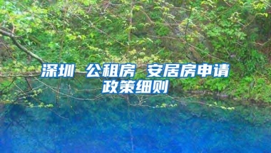 深圳 公租房 安居房申请政策细则