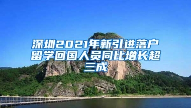 深圳2021年新引进落户留学回国人员同比增长超三成