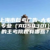 上海市自考广告-大专专业（A050301）的主考院校有哪些？