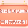 上海居住证积分职称问题一：只有中级经济师的职称能办理上海居住证积分吗？