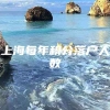 上海每年积分落户人数