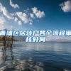 青浦区居转户各个流程审核时间