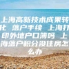 上海高新技术成果转化 落户手续 上海打印外地户口簿吗 上海落户积分没住房怎么办