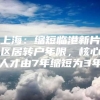 上海：缩短临港新片区居转户年限，核心人才由7年缩短为3年