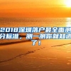 2018深圳落户最全面测分标准，测一测你就知道了！