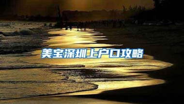 美宝深圳上户口攻略