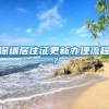 深圳居住证更新办理流程？