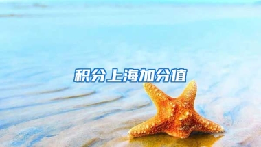 积分上海加分值