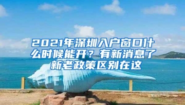 2021年深圳入户窗口什么时候能开？有新消息了 新老政策区别在这